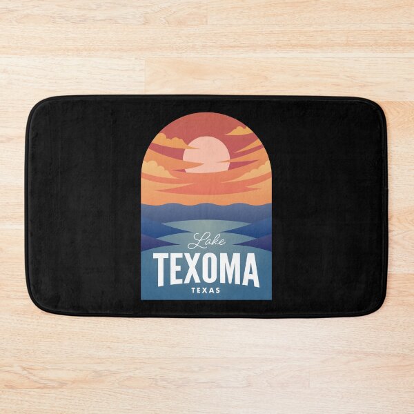 Artikelvorschau, Lake Texoma TX Retro Sunset entworfen und verkauft von HalpinDesign.