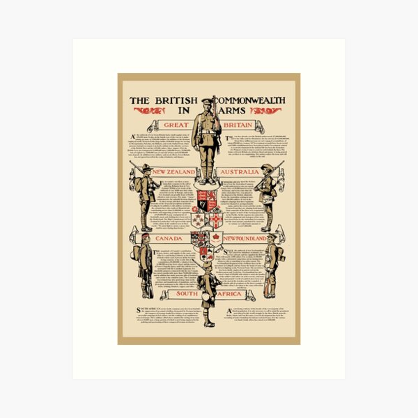 Item preview, The British Commonwealth In Arms designed and sold by sirglennbo.