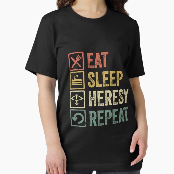 Item preview, Funny eat sleep Heresy repeat retro vintage gift designed and sold by HN-ART.