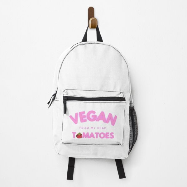 Item preview, Vegan From My Head TOMATOES - Funny Veganism Tomato Quote NEON PINK designed and sold by andrei49387.