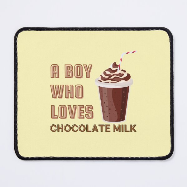 Item preview, A boy who loves chocolate milk designed and sold by 2-Of-A-Kind.