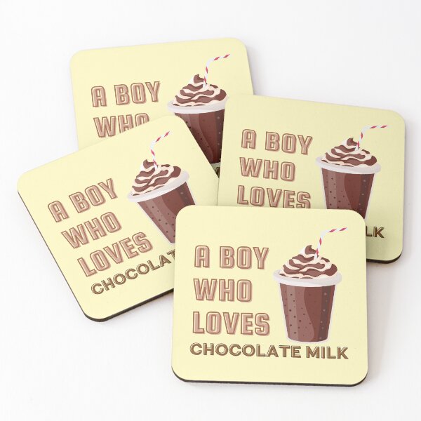 Item preview, A boy who loves chocolate milk designed and sold by 2-Of-A-Kind.