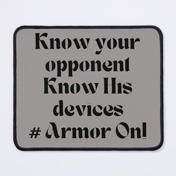 Item preview, Know Your Opponent, Know His Devices ! designed and sold by mindmaster007.