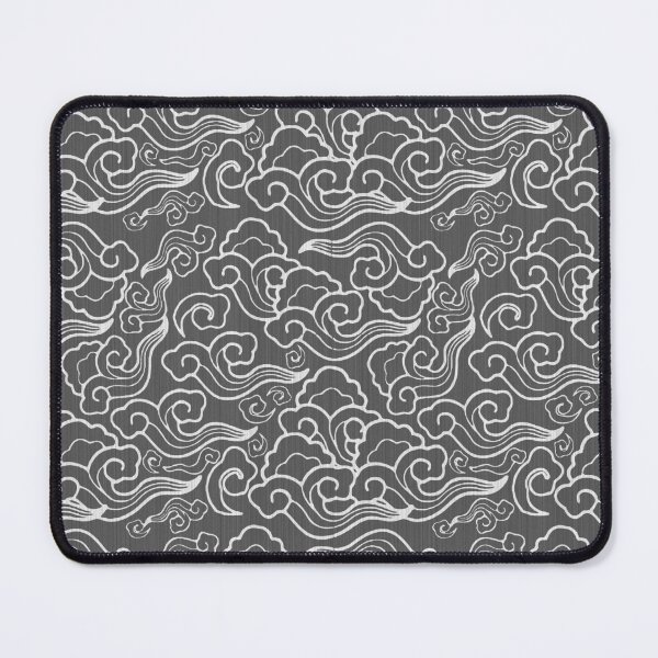 Item preview, Vintage Japanese Clouds, Graphite Gray / Grey designed and sold by Marymarice.