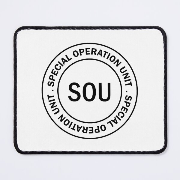Item preview, CIRCLE SOU (SPECIAL OPERATION UNIT) MIDDLE WHITE designed and sold by cimong.