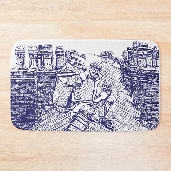 Item preview, Fred Dibnah: Rooftop in Pen designed and sold by TrashPandaUK.