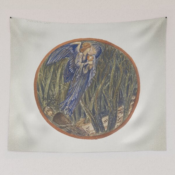 Item preview, Golden Cup Sir Edward Burne Jones painting designed and sold by UsedToBeStatue.