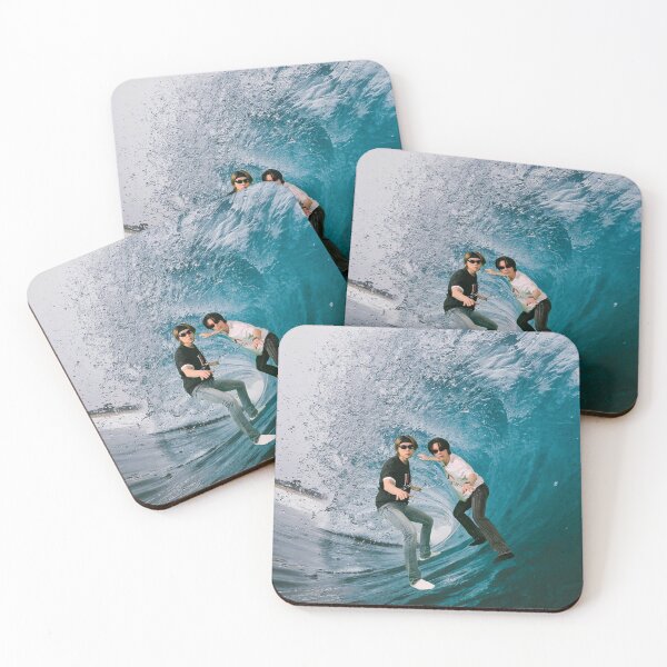 Item preview, Ten and Johnny on a wave meme (NCT) designed and sold by LunarKatShop.