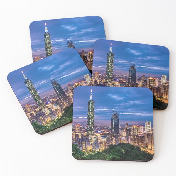 Item preview, Taipei city evening view from Elephant Mountain designed and sold by WorldScenery.