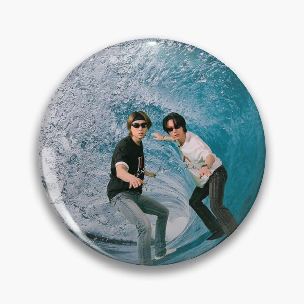Item preview, Ten and Johnny on a wave meme (NCT) designed and sold by LunarKatShop.