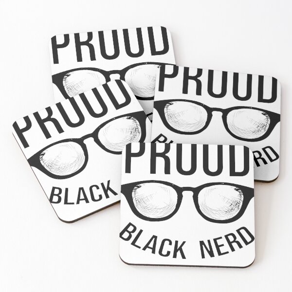 Item preview, Proud Black Nerd  Proud Geek Black  designed and sold by MediTees.