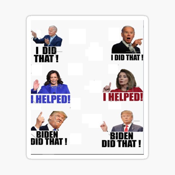 Artikel-Vorschau von Nansy Pelosi, ich habe das getan, Joe Biden, designt und verkauft von larajonsene.