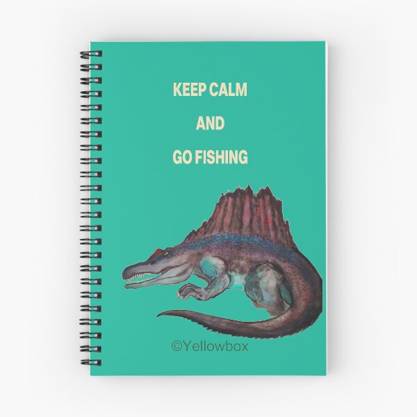 Item preview, Keep Calm And Go Fishing - Yellowbox ink painting designed and sold by twyellowbox.