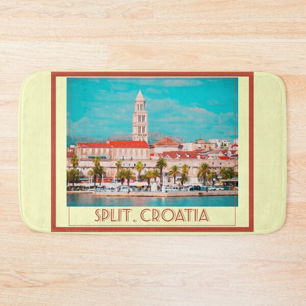 Item preview, Split Croatia Vintage Travel Poster designed and sold by Rae Tucker Photography & Designs.