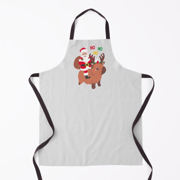 Item preview, Santa Riding Capybara, Cappy Christmas for Capybara lovers designed and sold by KlaraMacinka.