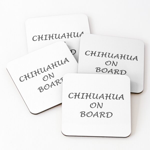Item preview, chihuahua on board designed and sold by superchele.