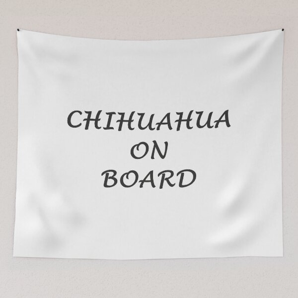 Item preview, chihuahua on board designed and sold by superchele.