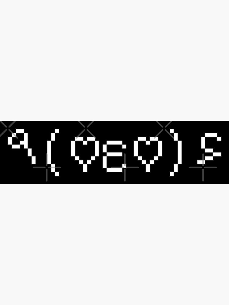 ٩(♡ε♡)۶ In love hands up kaomoji