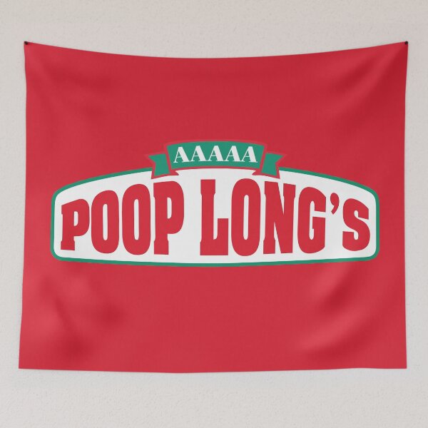 Item preview, POOP LONG'S (Red) designed and sold by VonHafe.