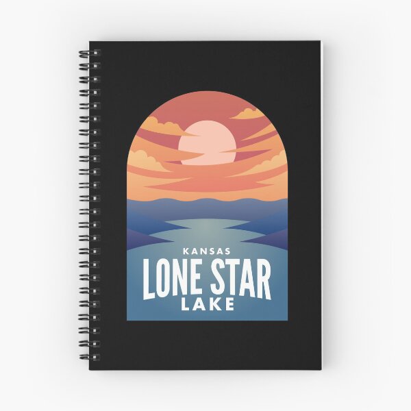 Artikelvorschau, Lone Star Lake KS Retro Sunset entworfen und verkauft von HalpinDesign.