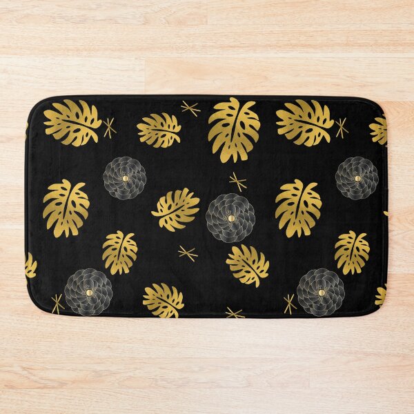 Item preview, golden leaves and flowers  designed and sold by bohemedesign.