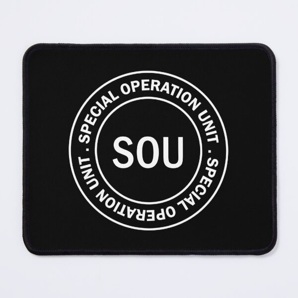 Item preview, CIRCLE SOU (SPECIAL OPERATION UNIT) MIDDLE BLACK designed and sold by cimong.