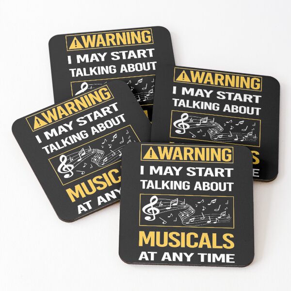 Item preview, Funny Warning Musicals designed and sold by FulviaContreras.