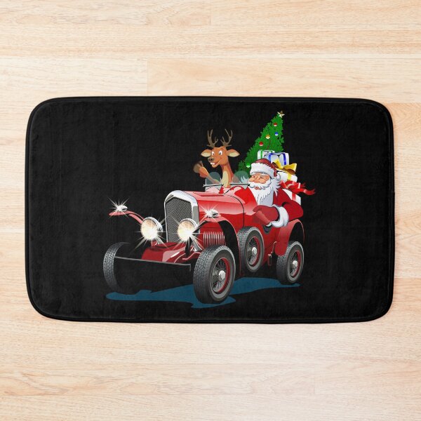 Item preview, ugly christmas sweater car truck oldtimer red designed and sold by leoshe.