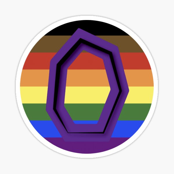 Rainbow Logo Sticker