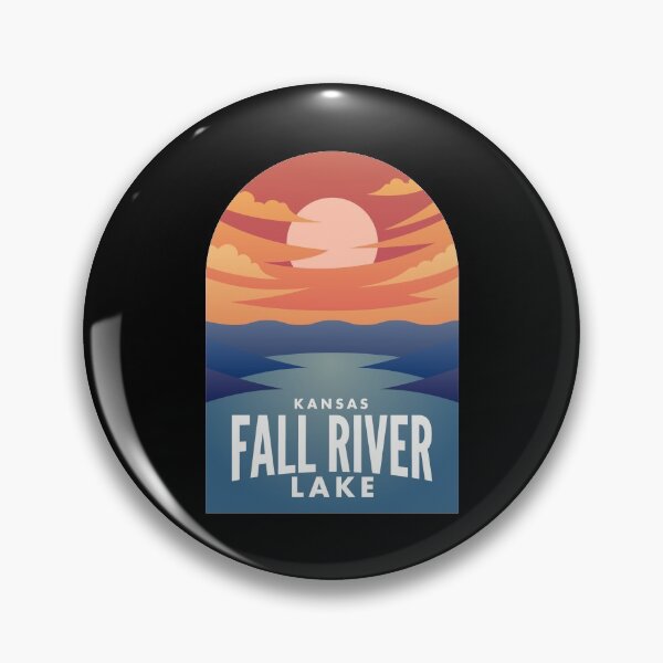 Artikelvorschau, Fall River Lake KS Retro Sunset entworfen und verkauft von HalpinDesign.
