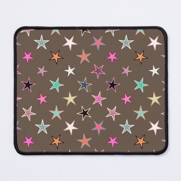 Item preview, Twinkling Stars, Taupe Tan & multi Pastels designed and sold by Marymarice.