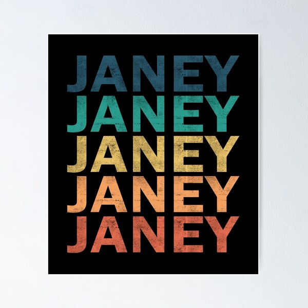 Item preview, Janey Name T Shirt - Janey Vintage Retro Janey Name Gift Item Tee designed and sold by mackpatsy.