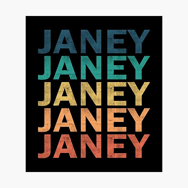 Item preview, Janey Name T Shirt - Janey Vintage Retro Janey Name Gift Item Tee designed and sold by mackpatsy.