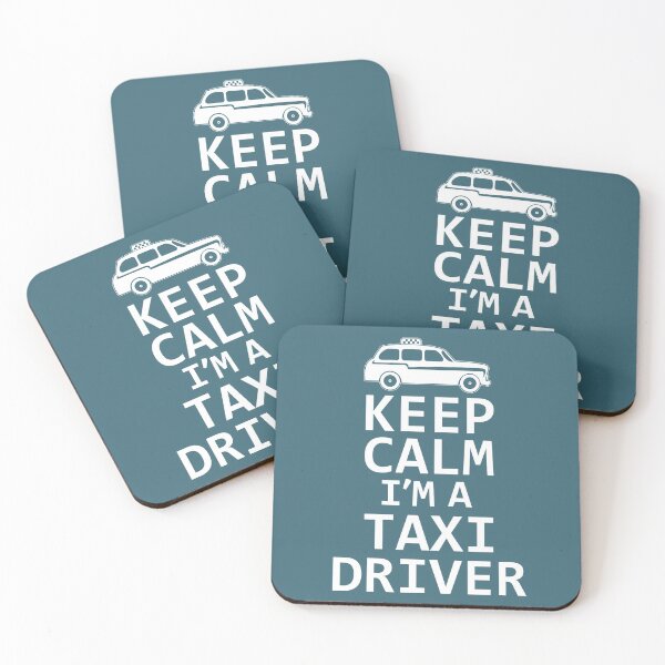 Item preview, Keep Calm I'm A Taxi Driver. Funny Taxi Driver, Cab Driver, Uber Driver Design. designed and sold by DesignHouse07.