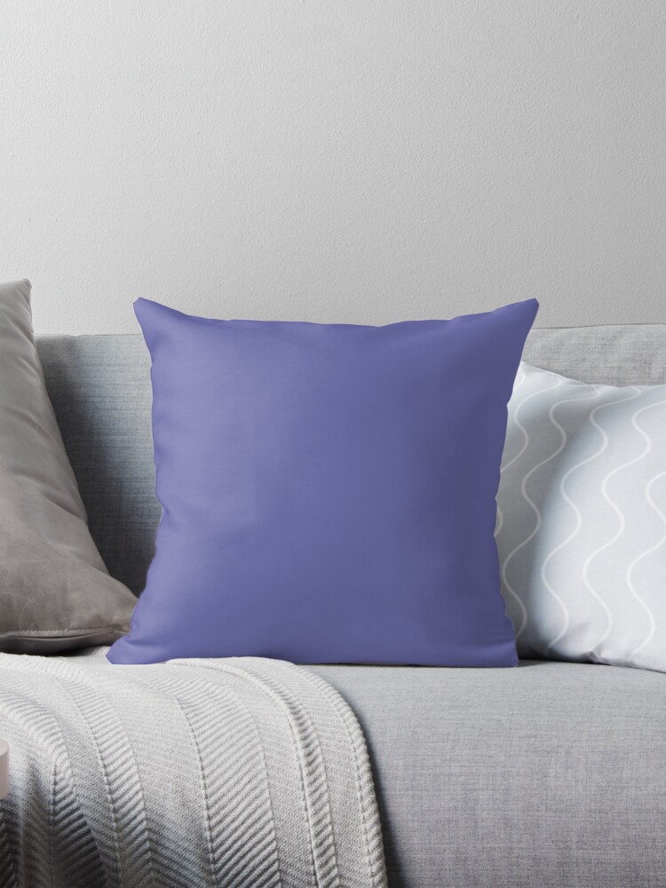 Thumbnail 1 of 4, Pillow, Pantone Very Peri as its colour of the year 2022 designed and sold by Angees.