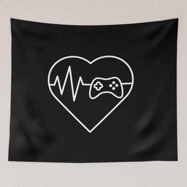 Item preview, Heart Sign Gamer Lover designed and sold by BrightLightArts.