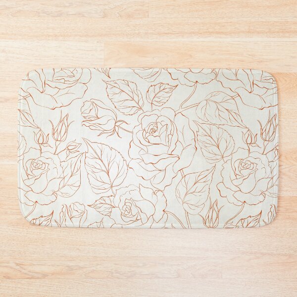 Item preview, Vintage flowers and leaves pattern designed and sold by Casa-Negra.