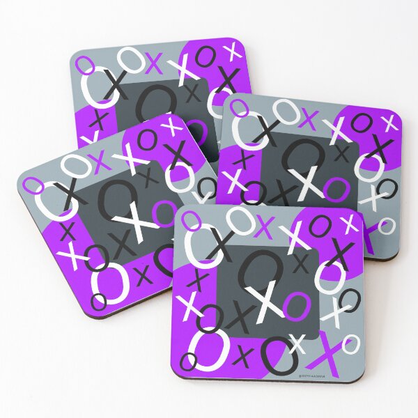 Item preview, X and O (bright purple) designed and sold by SA-DEZIGNS.
