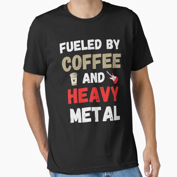 Item preview, Fueled By Coffee And Heavy Metal designed and sold by ClanCotton.