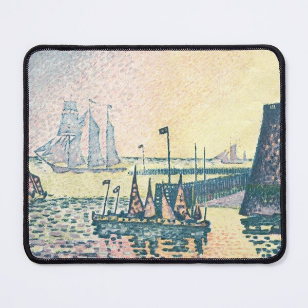 Item preview, Evening, The Jetty at Vlissingen (1898) by Paul Signac designed and sold by Designedbysm.