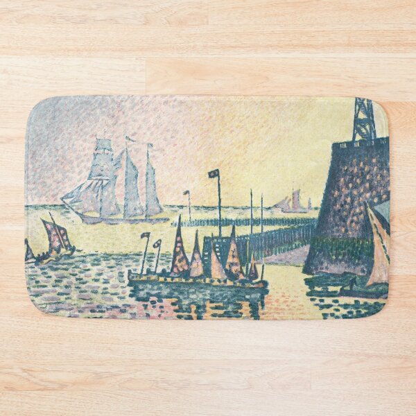 Item preview, Evening, The Jetty at Vlissingen (1898) by Paul Signac designed and sold by Designedbysm.