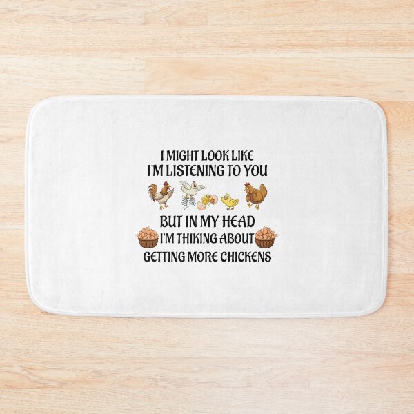 Item preview, I might look like I'm listening to you but in my head I'm thiking about getting more chickens designed and sold by Beinfashion.