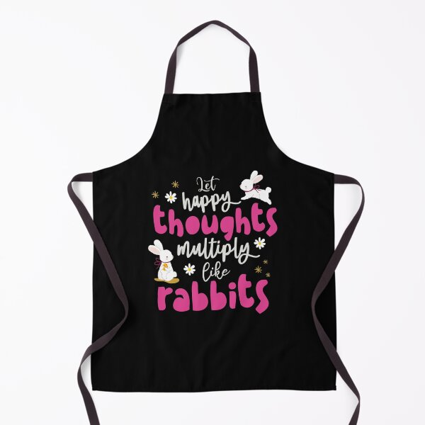 Item preview, Let Happy Thoughts Multiply Like Rabbits | Bunny Lovers designed and sold by MadrigueraSM-.