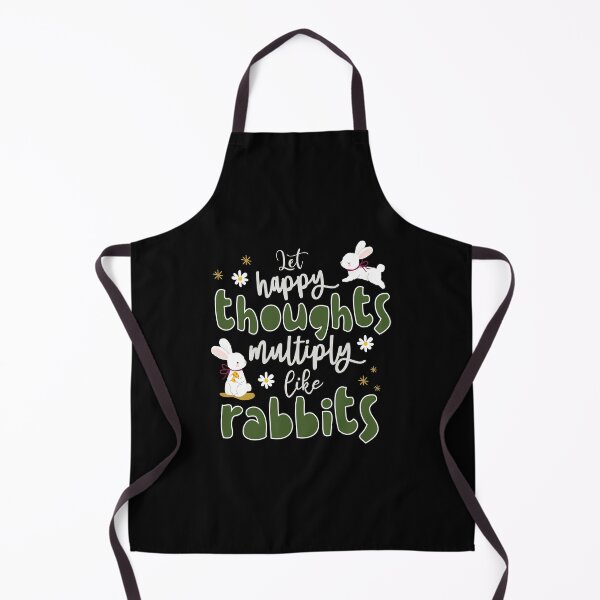 Item preview, Let Happy Thoughts Multiply Like Rabbits | Bunny Lovers designed and sold by MadrigueraSM-.