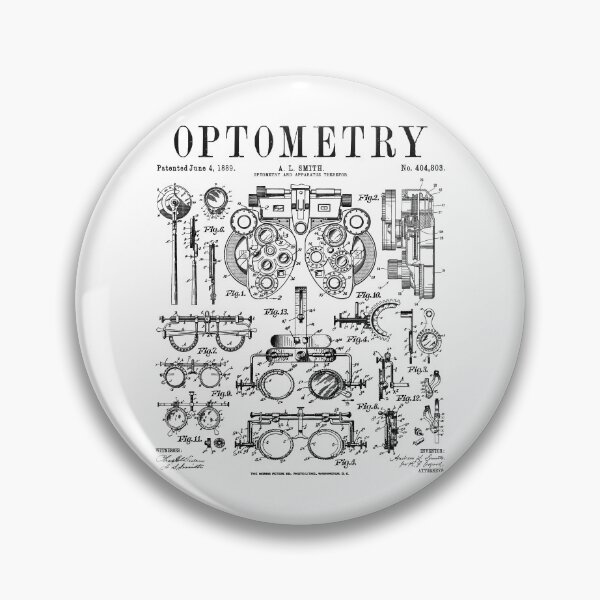 Item preview, Optometrist Optometry Eye Doctor Tools Vintage Patent Print designed and sold by GrandeDuc.