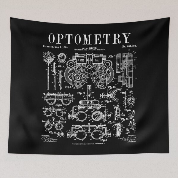 Item preview, Optometrist Optometry Eye Doctor Tools Vintage Patent Print designed and sold by GrandeDuc.