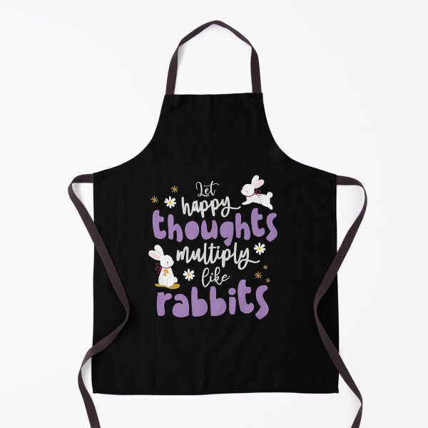 Item preview, Let Happy Thoughts Multiply Like Rabbits | Bunny Lovers designed and sold by MadrigueraSM-.
