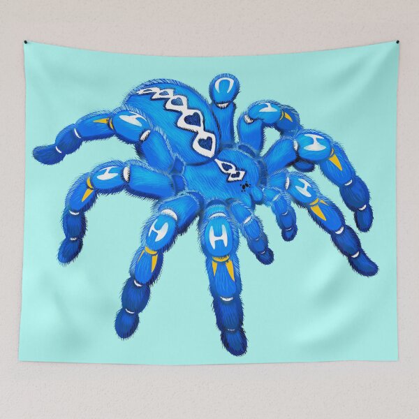 Artikelvorschau, Blaue Pokie Poecilotheria Metallica Gooty Sapphire Tarantel entworfen und verkauft von RJKpoyp.