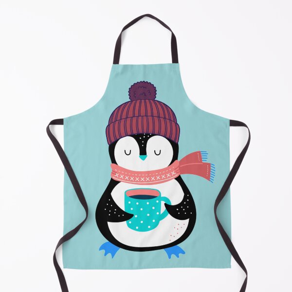 Item preview, Penguin Drinking Coffee designed and sold by AmeliaStore1.