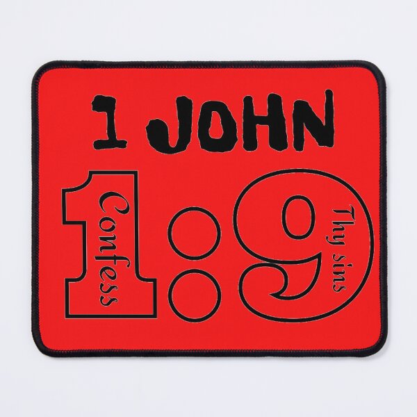 Item preview, 1 John 1:9 Confess Thy Sins designed and sold by mindmaster007.